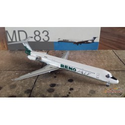Dragon Wings 1/400 McDonnell Douglas MD-83 Reno Air / N879AA - Passion Diecast