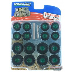 Kings of Crunch Wheel & Tire Pack  (Hobby Exclusive)  1-64 GREENMACHINE 13166 GR