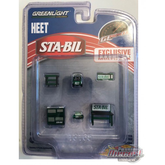 Muscle Shop Tools Set STA-BIL & HEET  (Hobby Exclusive) 1-64 GREENMACHINE 13165GR