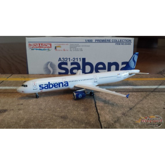 DRAGON WINGS Sebena Airlines Airbus A321 1:400 Diecast Civil Plane Model 55405 