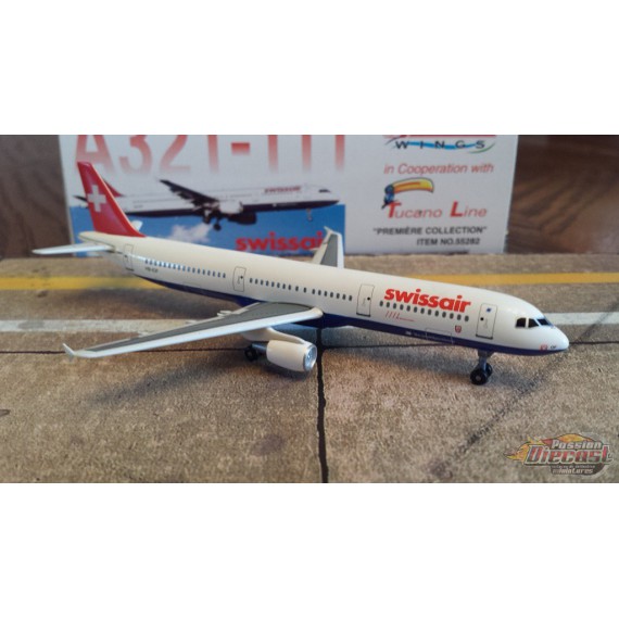 Dragon Wings 1/400 Airbus A321 Swissair / HB-IOF - Passion Diecast