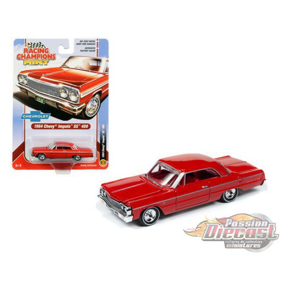 Loose New Mint 1:64 Details about   Johnny Lightning 1965 Chevy Impala rally red