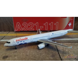 Dragon Wings 1/400 Airbus A321 Swissair Qualiflyer Group / HB-IOH - Passion Diecast