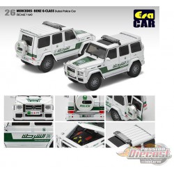 Mercedes-Benz G63 AMG - Dubai Police Car - Era  Car 1/64 - MB204X4RN26 -  Passion Diecast 