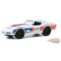 BFGoodrich - 1972 Chevrolet Corvette, Red, White and Blue  - Detroit Speed, Inc. Series 1 - Greenlight 1/64 - 39040 F