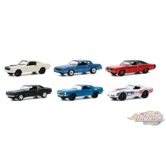Detroit Speed, Inc. Series 1  Assortment - Greenlight 1/64 - 39040  -  Passion Diecast 