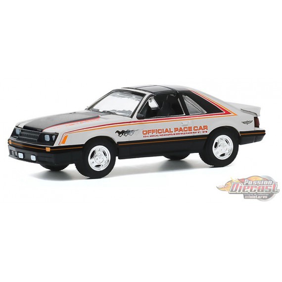 1979 Ford Mustang Indianapolis 500 Official Pace Car - greenlight 1/64  Hobby Exclusive - 30166 - Passion Diecast