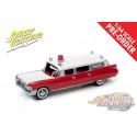 1959 Cadillac Ambulance  Red - Johnny Lightning -  1:64 - JLSP098