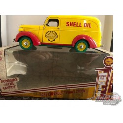 Running on Empty - 1939 Chevrolet Delivery Truck - Shell Oil GREENMACHINE GL-18237GR 1/24