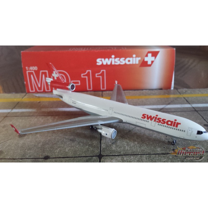 Dragon Wings 1/400 McDonnell Douglas MD-11 Swissair / HB-IWT - Passion  Diecast