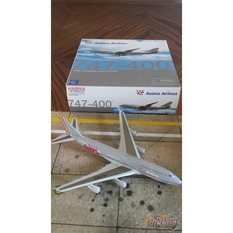 Dragon Wings 1/400 Boeing 747-400 Asiana / HL7423 - Passion Diecast