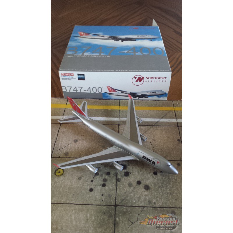 Dragon Wings 1/400 Boeing 747-400 Northwest Airlines / N661US - Passion  Diecast