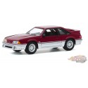 1988 Ford Mustang GT in  Scarlet and Silver - Hot Hatches Series 1 - Greenlight 1/64 - 47080 C