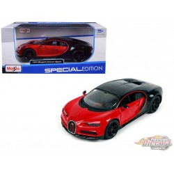 Bugatti Chiron Sport Red / Black Maisto 1/24 -  31524 RD  - Passion Diecast