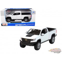 2017 Chevrolet Colorado ZR2 Blanc Maisto 1/27 - 31517 WH  - Passion Diecast 