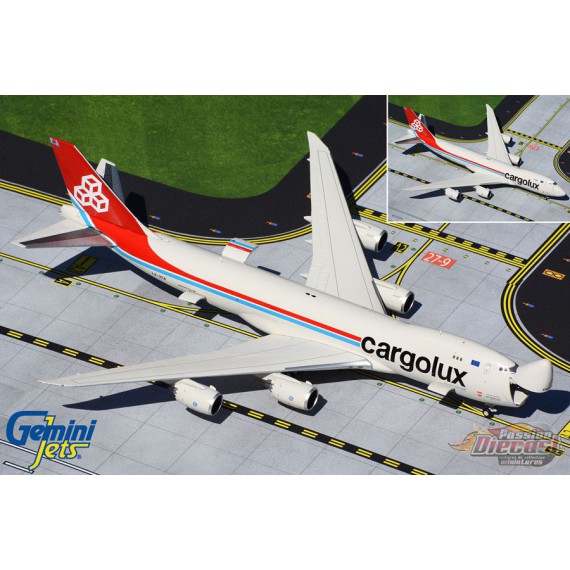 Cargolux Boeing 747-8F LX-VCA Gemini Jets 1/400 - interactive -GJCLX1896 -  Passion Diecast