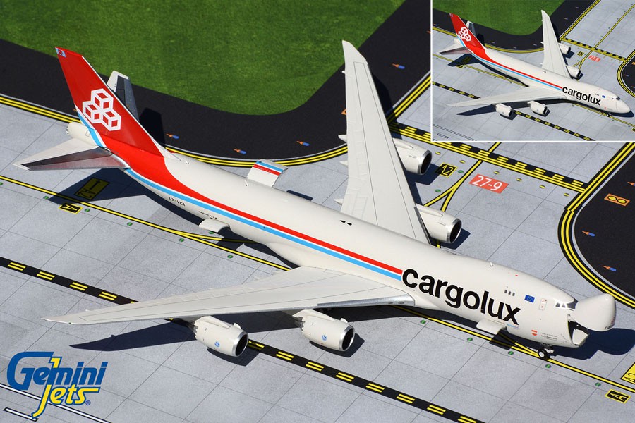 Cargolux Boeing 747-8F LX-VCA Gemini Jets 1/400 - interactive -GJCLX1896 -  Passion Diecast