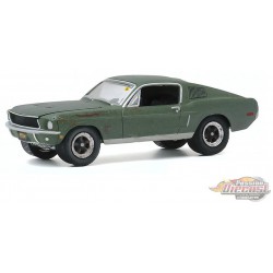 1968 Ford Mustang GT ‘Bullitt’ - Mecum Auctions Series 5  -  greenlight 1-64  - 37210 A