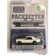 1967 Ford Mustang Coupé Indy Pacesetter Special - blanc Wimbledon / bandes Scotchlite  - GREENMACHINE 1/64  - 30161GR