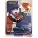 1967 Austin Mini Cooper S 1275 MkI En Bleu - The Italian Job (1969) - Hollywood Série 28 - 1-64 GREENMACHINE 44880 AGR