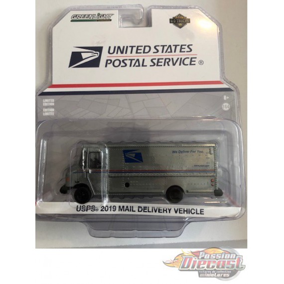 United States Post Office (USPS) - 2019 Mail Delivery Vehicle - H.D. Trucks  Series 17  1/64 GREENMACHINE 33170 BGR