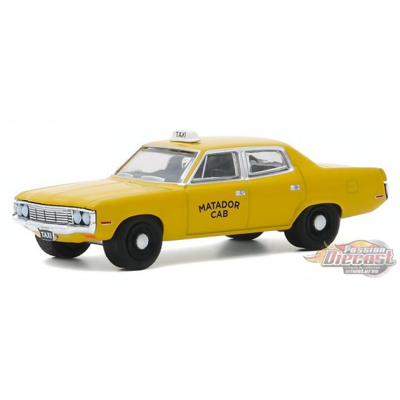 1972 AMC Matador - Matador Cab 'Fare-Master' -  greenlight 1/64 - Hobby Exclusif - 30181 -  Passion Diecast 