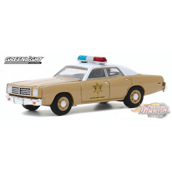 Hobby Exclusive Greenlight 1:64 1975 Dodge Coronet Choctaw County Sheriff