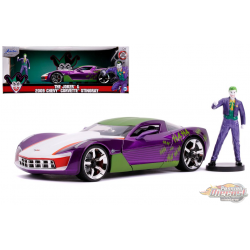 2009 Corvette Stingray Concept  avec  Figurine du  Joker  -  Jada 1/24 - 31199  - Passion Diecast 