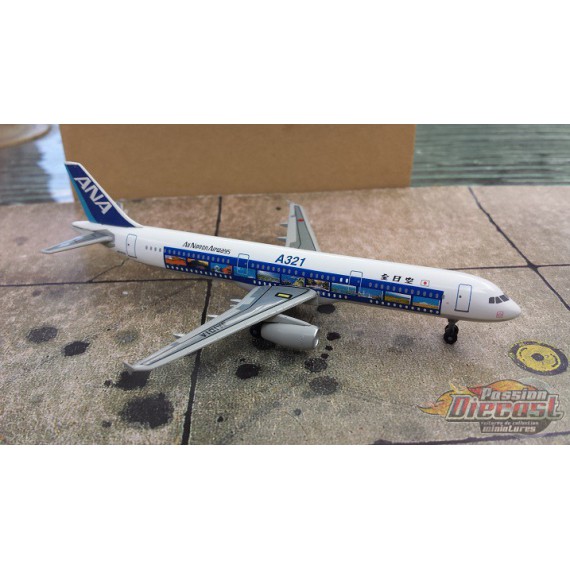 Dragon Wings 1/400 Airbus A321 All Nippon Airways ANA / JA101A / NO BOX -  Passion Diecast