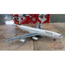 Dragon Wings 1/400 Airbus A340-200 Philippines Airlines / NO BOX - Passion Diecast