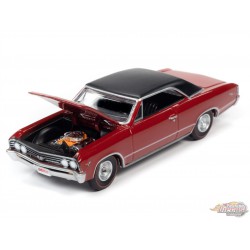 1967 Chevrolet Chevelle SS - Rouge - Hemmings Muscle - Auto World 1/64 - AWSP051 A  - Passion Diecast 