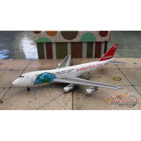 Dragon Wings 1/400 Boeing 747-200F Northwest Cargo / N643NW "Pacific Trade" / NO BOX - Passion Diecast
