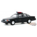 1992 Ford Crown Victoria Police Interceptor  - Black  Bandit  Series 23,  1-64 Greenlight 28030 E