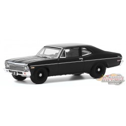 1968 Chevrolet Nova - Black  Bandit  Series 23,  1-64 Greenlight 28030 B  Passion Diecast