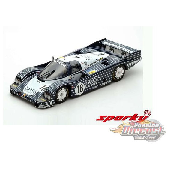 Porsche 956 No.18 7th 24H Le Mans 1983 J Lässig - A. Plankenhorn - D. Wilson - SPARKY 1/64 - Y180B - Passion Diecast 