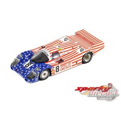 Porsche 956 No.8 3rd 24H Le Mans 1986 G. Follmer - J. Morton - K. Miller - SPARKY 1/64 - Y176B - Passion Diecast 