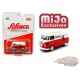 Volkswagen T1 Panel Bus - Ferrari Automobiles Blanc/Rouge - Schuco 1:64 MiJo Exclusives - 4700 -  Passion Diecast 