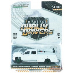 Chevrolet Silverado 3500 Dually Crane Truck 2016 - Dually Drivers Series 4  - 1-64  greenlight - 46040 A