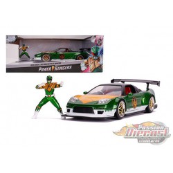 Power Rangers - Honda NSX Type-R 2002 avec figurine Green Ranger -  Jada 1/24 -31909 - Passion Diecast 