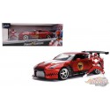 (exclusivite web)  Power Rangers -Nissan GT-R R35 avec figurine Red Ranger -  Jada 1/24 -31908