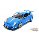 Porsche 911 GT3 RS 4.0 - Bleu avec bande argentée - 1-18 Bburago 18-11036 BL