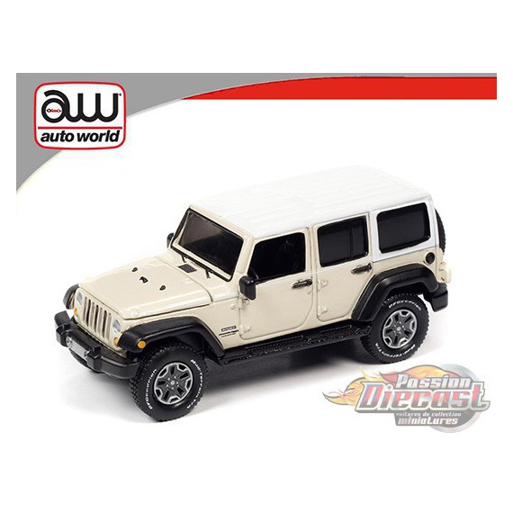 Jeep Wrangler JK Unlimited Sport Beige - Auto World 1:64 Premium - AWSP054 B Passion Diecast 