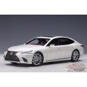 (Free shipping) Lexus LS 500h Sonic Blanc Métallique  Intérieur noir AUTOart 1/18 - 78866