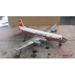 Aeroclassics 1/400 Douglas DC-6 Swissair / HB-IBO / NO BOX - Passion Diecast