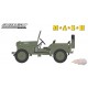 1942 Willys MB Jeep - M*A*S*H TV Series - Hollywood 30 -1-64  greenlight - 44900 A - Passion Diecast