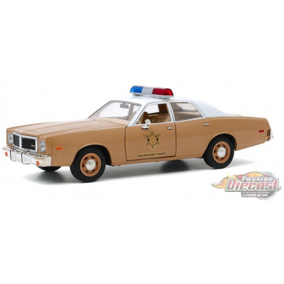 1975 Dodge Coronet - Choctaw County Sheriff  -  Greenlight 1/24 , 84097 - Passion Diecast 