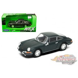 1964 Porsche 911 (901) Grise  - Welly 1/24 - 24087 GRY - Passion Diecast 