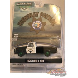 1975 Ford F-100 Pickup California Highway Patrol  -  (Hobby Exclusive) 1/64 GREENMACHINE 30085GR