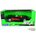 ( En ligne seulement ) 1957 Chevrolet Corvette cabriolet Noir et rouge  - Welly 1/24