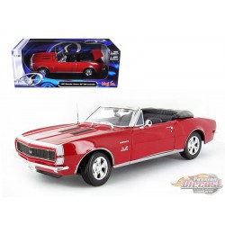 Chevrolet Camaro SS396 1967 Convertible Rouge - Maisto 1/18 -  31684 RD - Passion diecast 